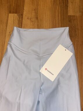 lululemon athletica High-Waist Light Blue Workout Shorts